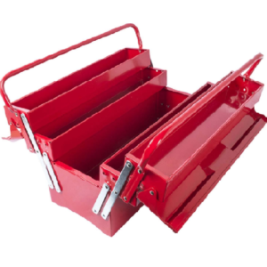 CAJA DE HERRAMIENTAS METÁLICA 5 COMPARTIMIENTOS COLOR ROJO Mod SNTBC 122B