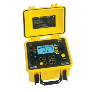 Medidor de Aislación Digital Programable 5 KV Modelo 5060 Marca AEMC (Francia)