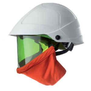 Careta Facial Completa para 12 cal/cm2  color Verde  incluye casco Mod    Marca CATU  ( Francia)