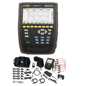 Registrador de Calidad de la Energia Clase A  mod PowerPad® IV Model 8345 marca AEMC (Francia)