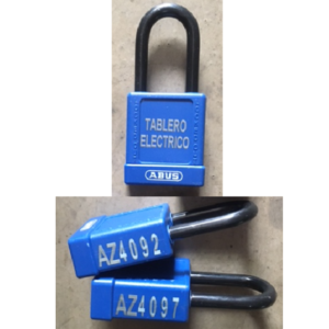 Candado aislante azul 74/40 HB40, Llave Igualada, Abus