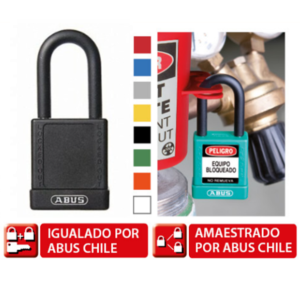 CANDADO AISLANTE  GRIS – 74/40 HB38 KD con  1 Llave  ABUS