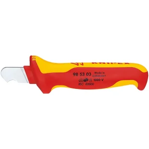 Cuchillo Pelacable Redondo Aislado 1000V 2,8 mm mod 985303, Knipex